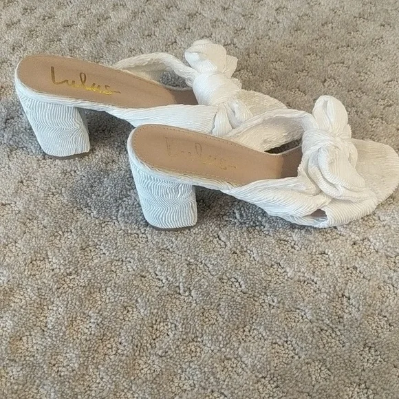 LuLus Dorothea Ivory Kodded kitten heel - Picture 8 of 8